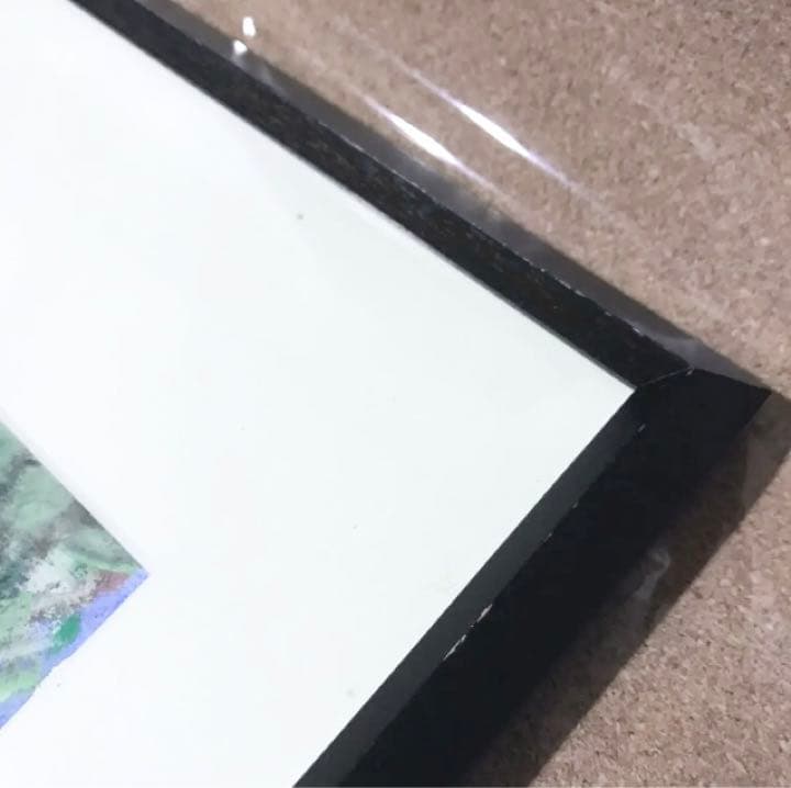 絵画★原画★１点物の作品★本物★額装★インテリア★猫★パステル画★水彩画★ネコ