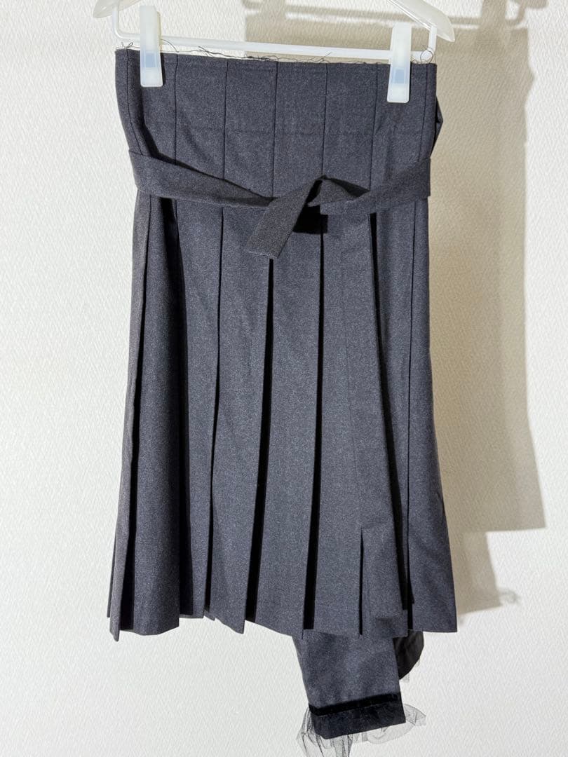 コムデギャルソン 05aw プリーツ巻きスカート