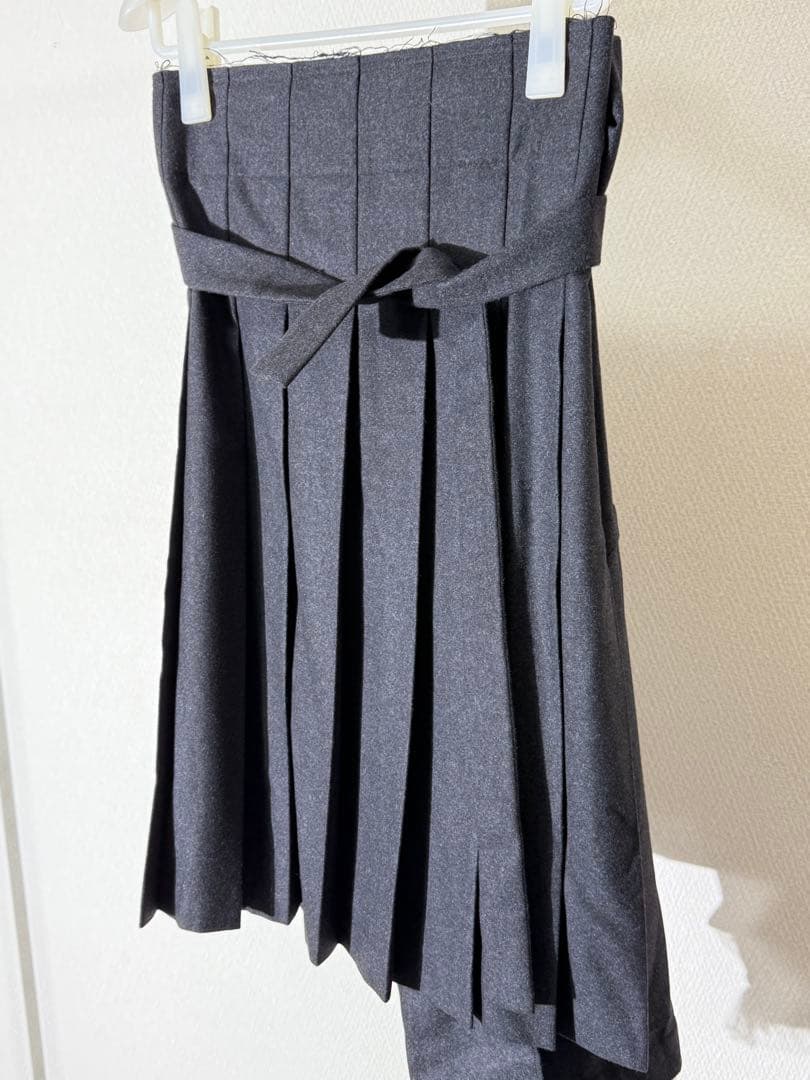 コムデギャルソン 05aw プリーツ巻きスカート