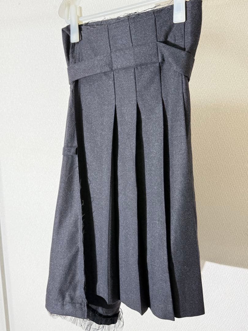 コムデギャルソン 05aw プリーツ巻きスカート