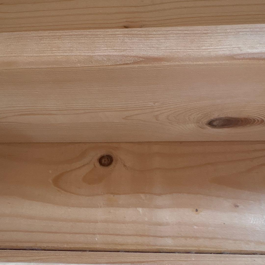 絵本ラック 薄型 壁面 無塗装 ハンドメイド MAPLEポッポ