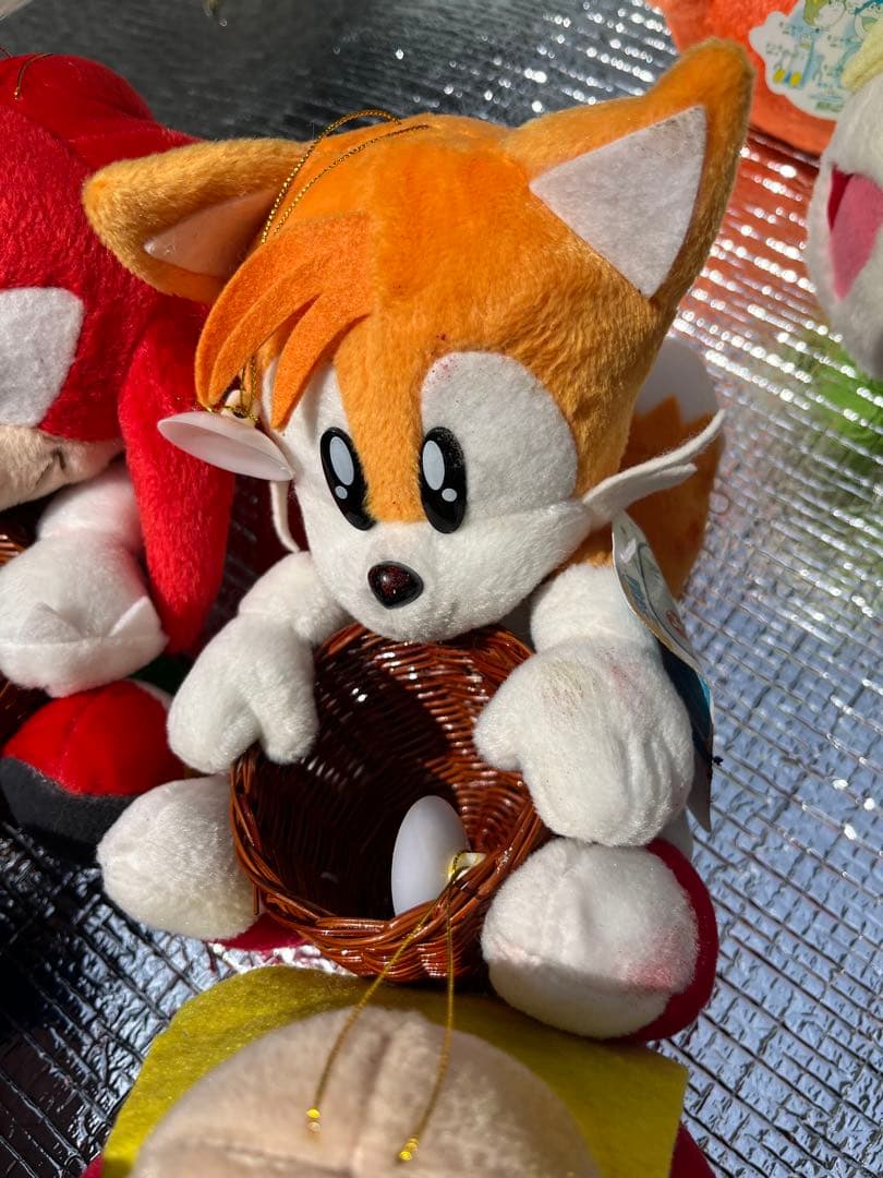 非売品 セガソニック バスケット付きぬいぐるみ5個セット