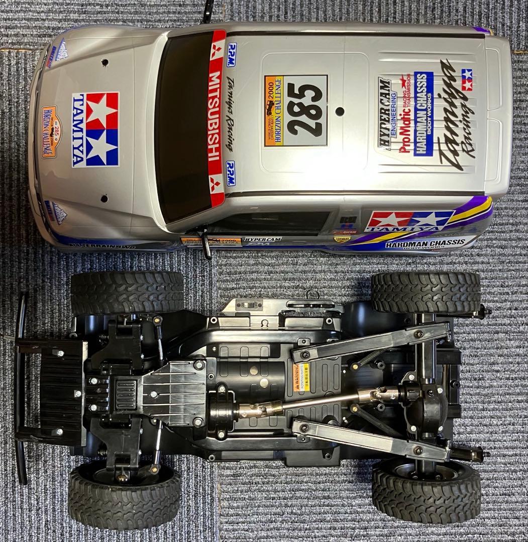 タミヤ1/10 XB三菱パジェロ　ラリースポーツ　ラジコン電動RC 4WD