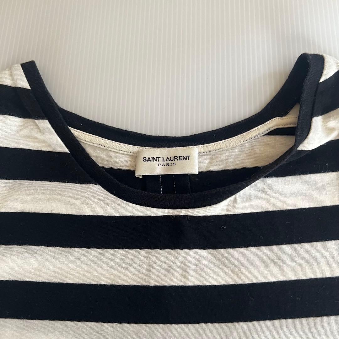 SAINT LAURENT PARIS ボーダーTシャツ