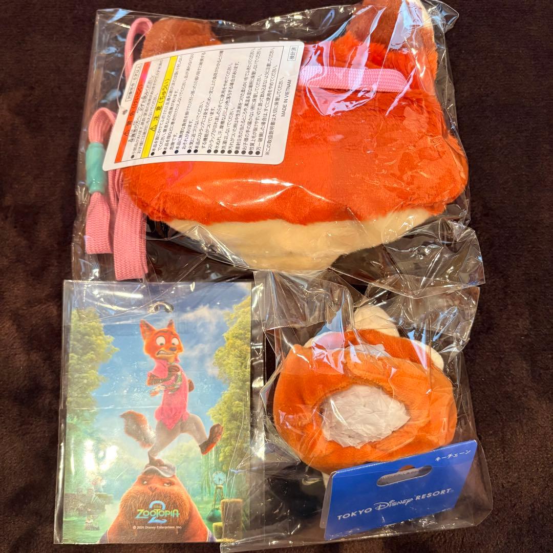 ズートピア ニック ショルダーバッグ　キーホルダー