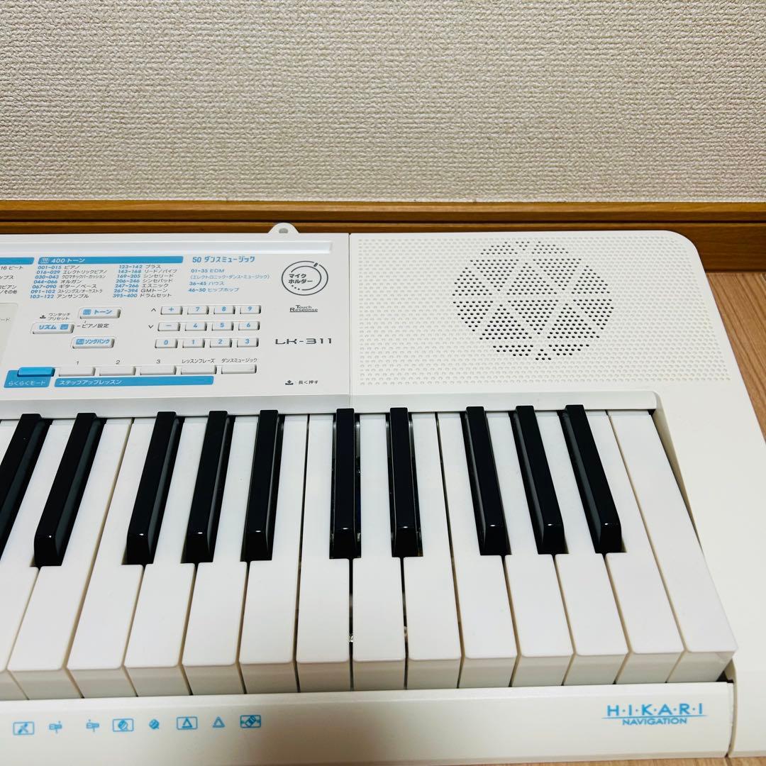 CASIO光ナビゲーションキーボードLK311 電子ピアノ