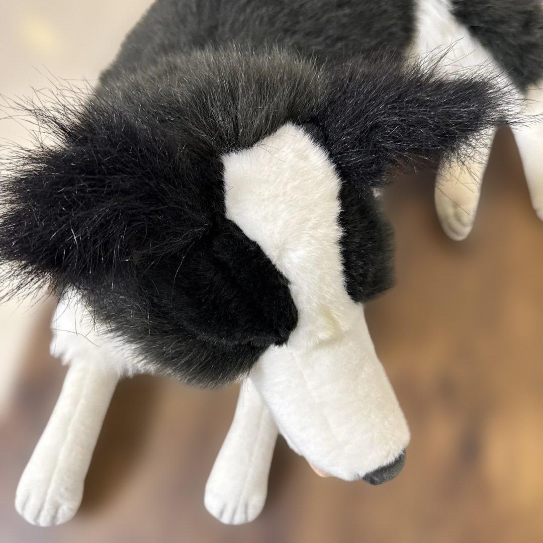 HANSA ボーダーコリー　等身大　ぬいぐるみ　リアル