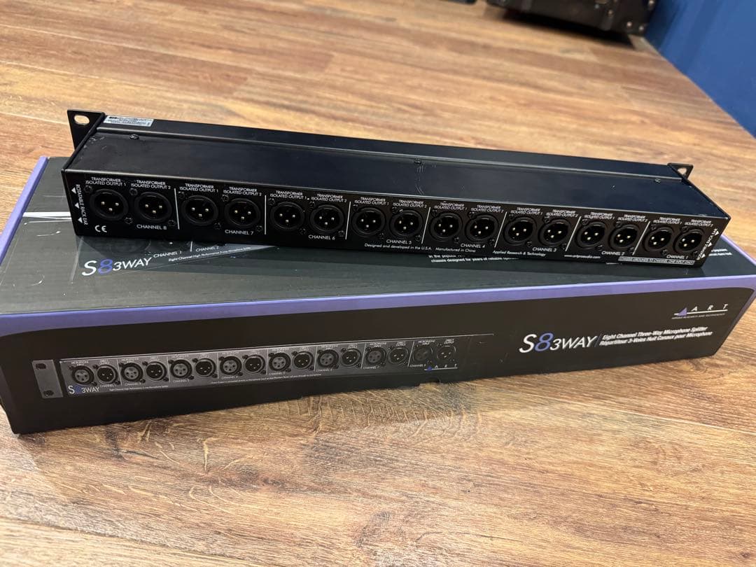 【値下げ】ART S8 3WAY マイクスプリッター　高音質・3系統アウト