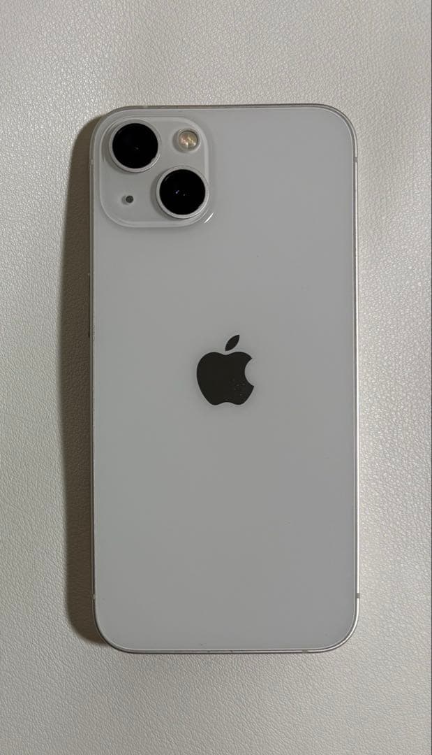 iPhone13 128GB ホワイト SIMフリー 美品 バッテリー80％