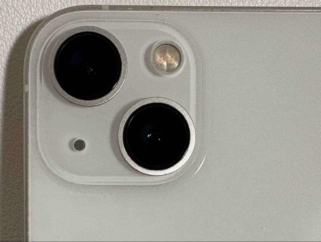 iPhone13 128GB ホワイト SIMフリー 美品 バッテリー80％