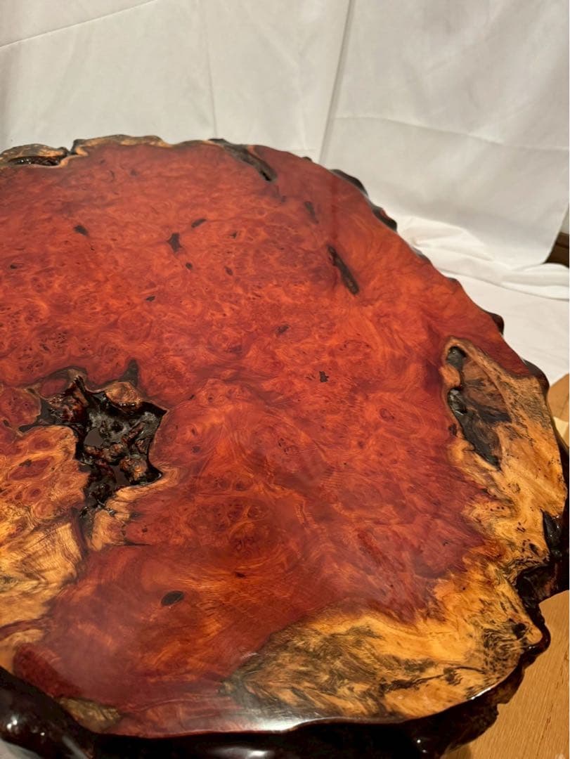 花梨　かりん　座卓　アンティーク　一枚板