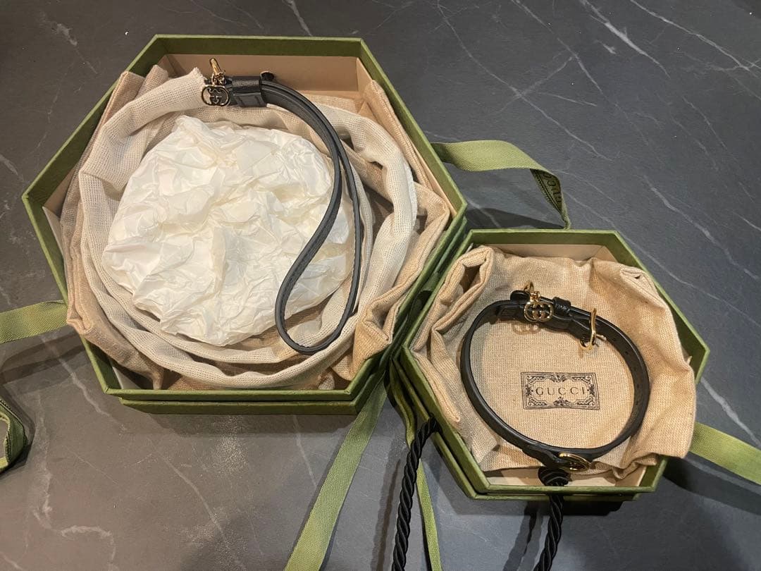 GUCCI 犬用　リード・首輪