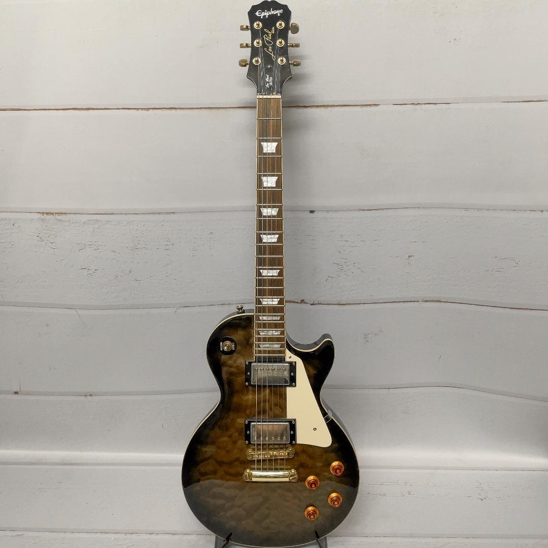 美品・最上位機種 Epiphone レスポール UltraⅡ 軽量 ナノマグ搭載