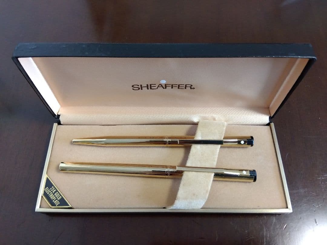 SHEAFFER　シェーファー　万年筆　ボールペン　23k ゴールド　金