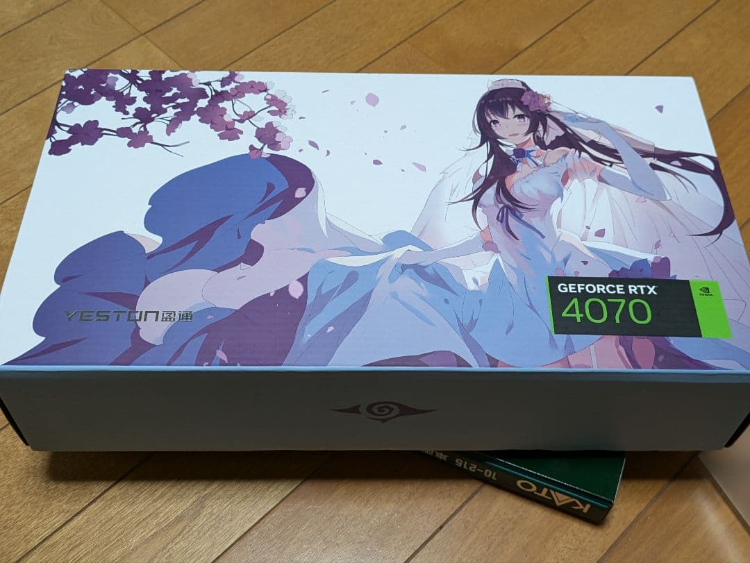 Yeston RTX4070 12GB 桜瞳 花嫁 動作OK