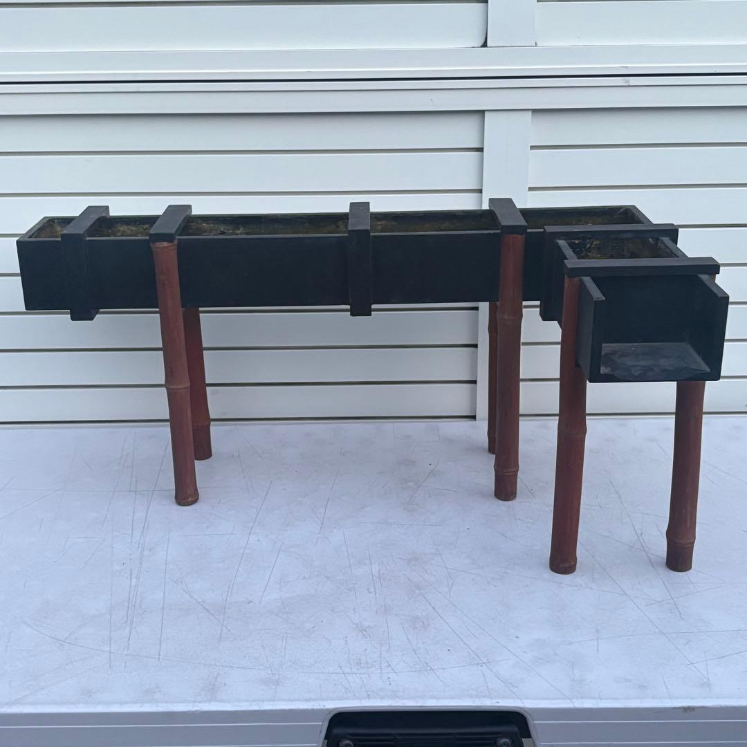 珍品◎貴重　花入　花台　生花　正月