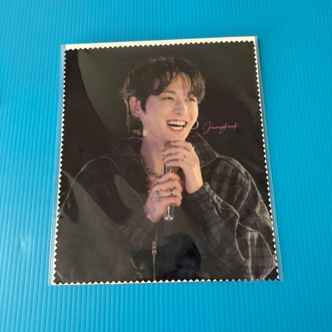 BTS Jungkook 両面ホログラムフォトカード・ロングステッカー