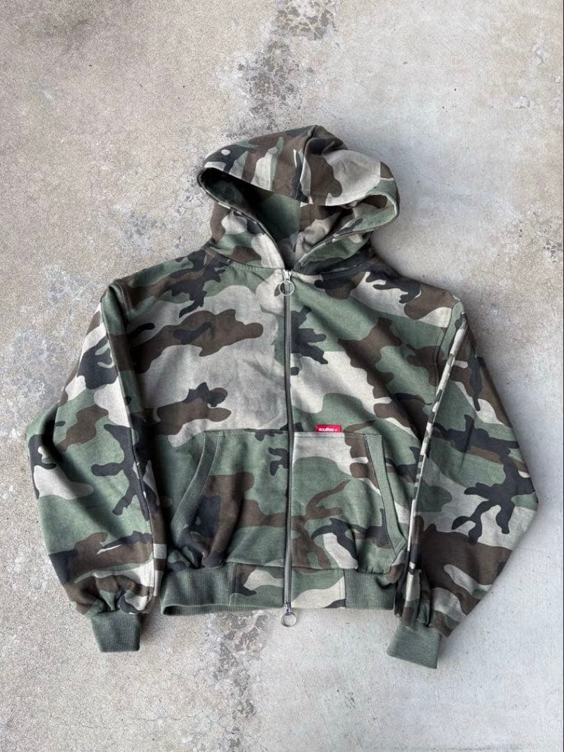 scuffers SCFF Camo Zipper ジップアップパーカ 迷彩 s