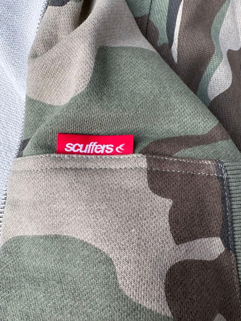 scuffers SCFF Camo Zipper ジップアップパーカ 迷彩 s