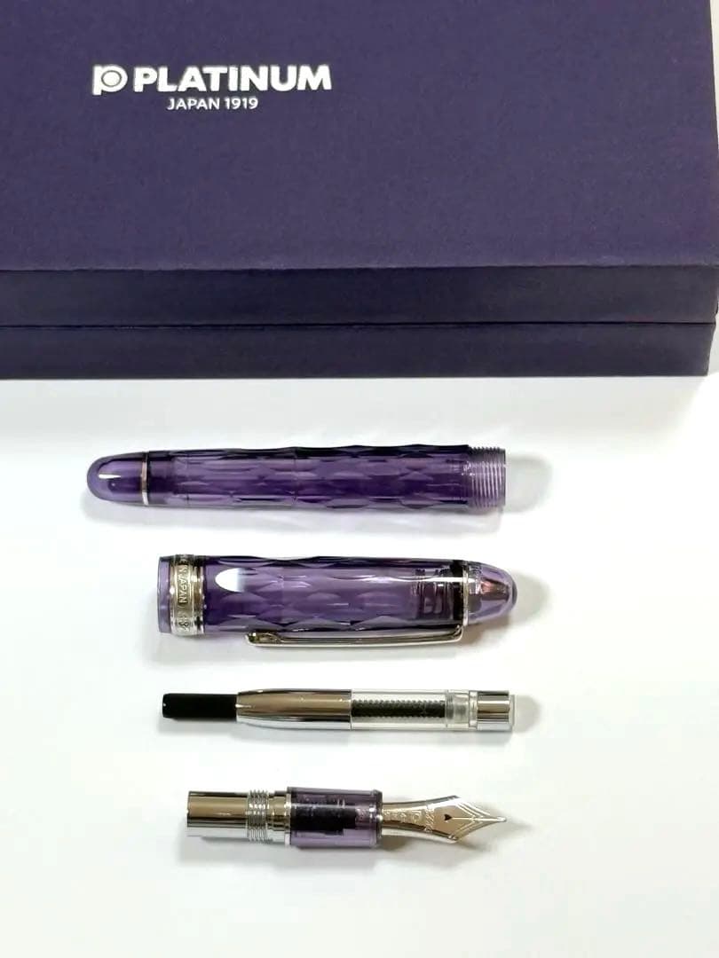 PLATINUM #3776 CENTURY 紫雲 M中字 プラチナ万年筆