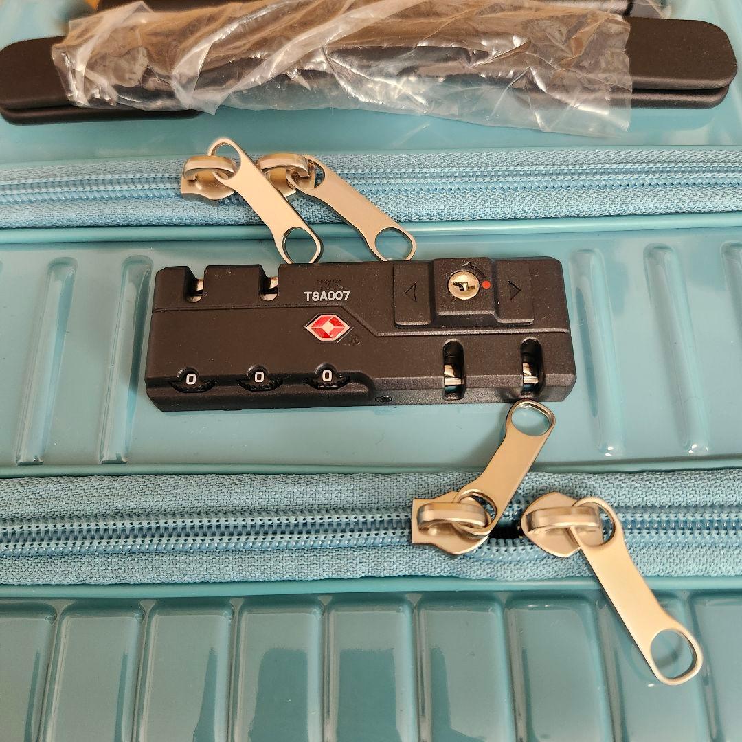 【大人気✨ACE キャリーケース】S 34L ピーコックブルー キャスターロック