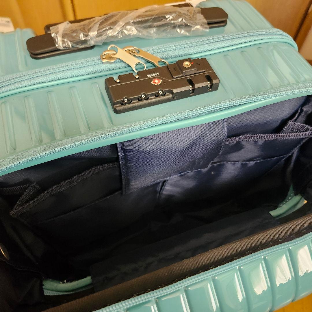 【大人気✨ACE キャリーケース】S 34L ピーコックブルー キャスターロック