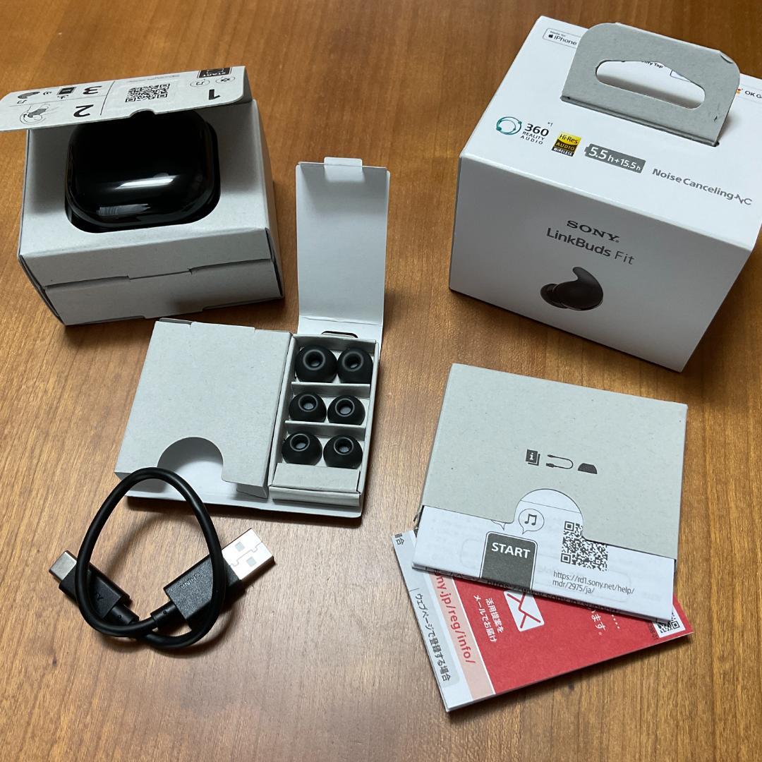 SONY LinkBuds Fit ブラック WF-LS910N/BZ