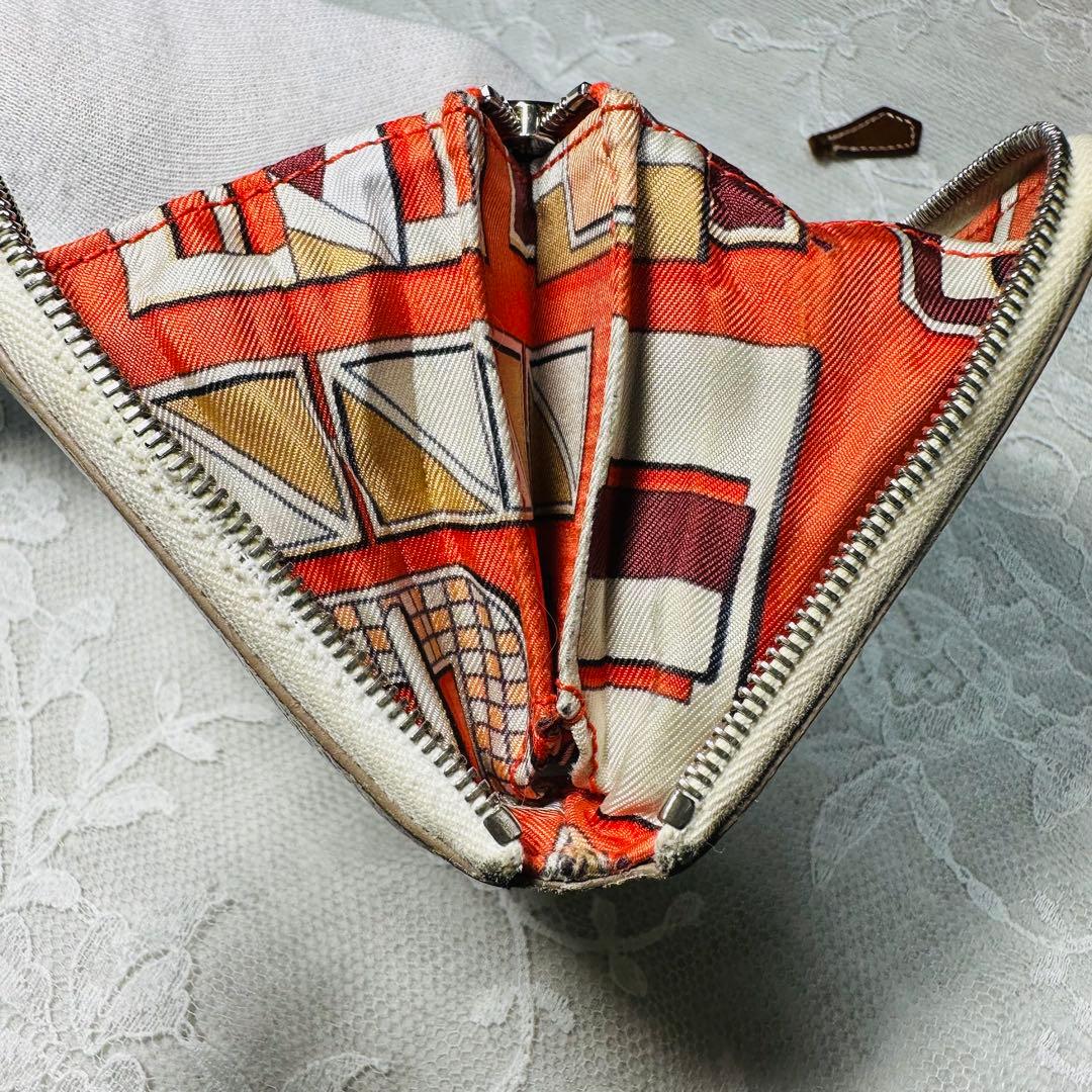 エルメス　アザップ　 シルクインコンパクト　ホワイトケース