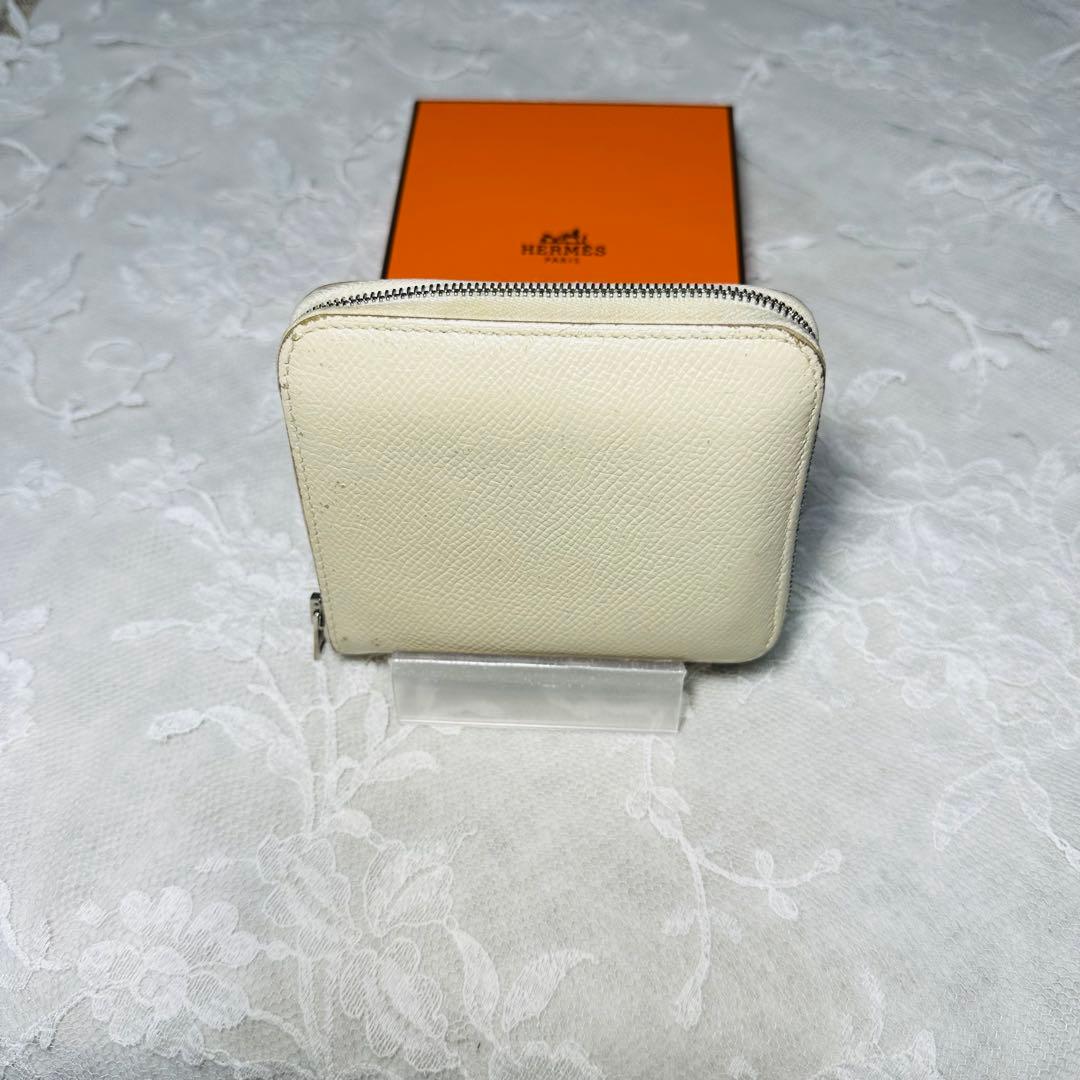エルメス　アザップ　 シルクインコンパクト　ホワイトケース