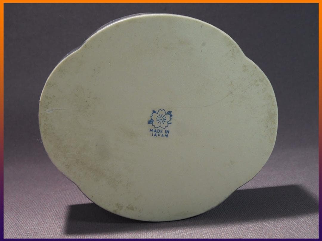 【1点限り】ノリタケ 青 デコレディ ドレッサードール パウダー アンティーク