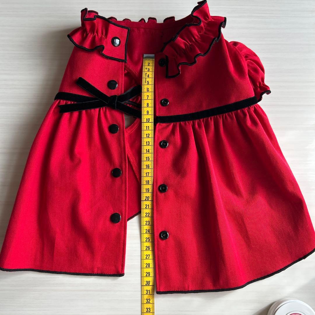 No.511•512 犬服ハンドメイド　バックオープンワンピース 2着