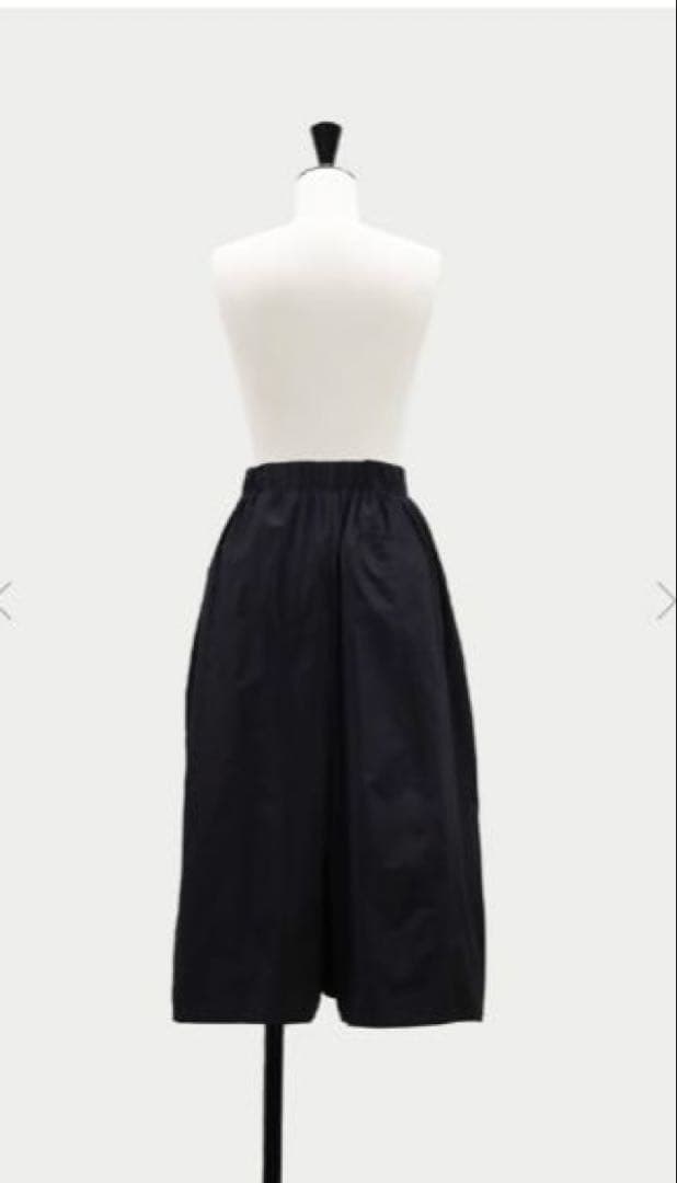 マチャット　メモリーキュロットパンツ（ブラック）