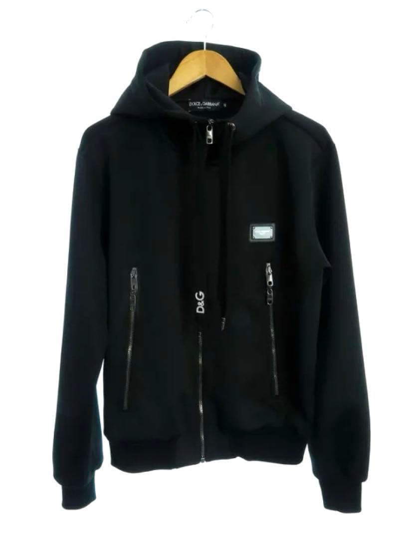 超高級　定価約14万円　ドルチェ&ガッバーナ　パーカー　黒　46 M 美品