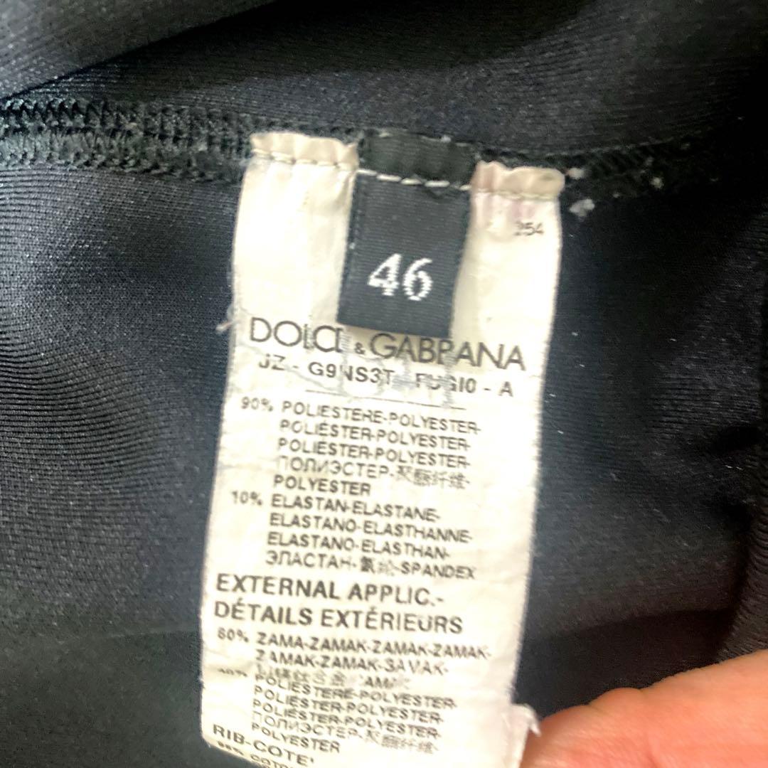 超高級　定価約14万円　ドルチェ&ガッバーナ　パーカー　黒　46 M 美品