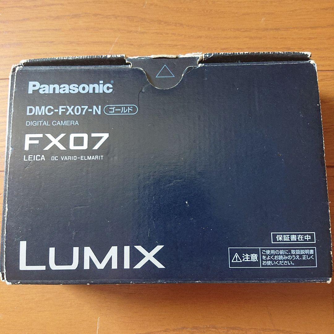 Panasonic DMC-FX07-N ゴールド デジタルカメラ