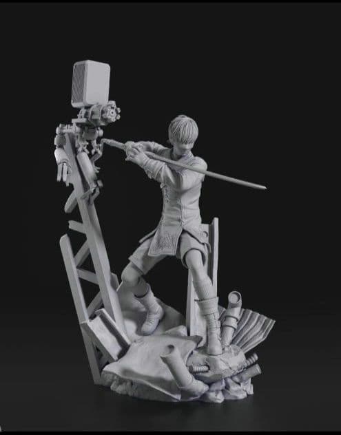 NieR:Automata　9S＋強力瞬間接着剤