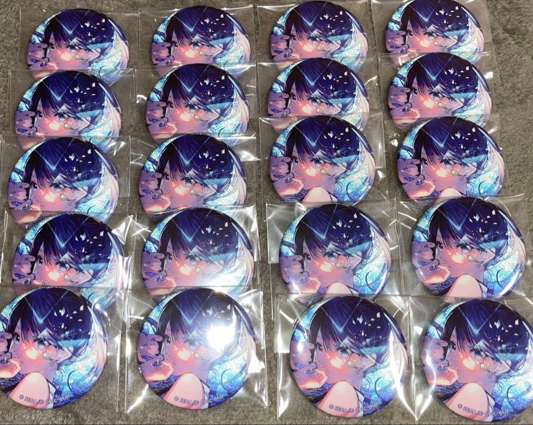 プロセカ グリ缶 グリッター缶バッジ 8b 星乃一歌 缶バッジ