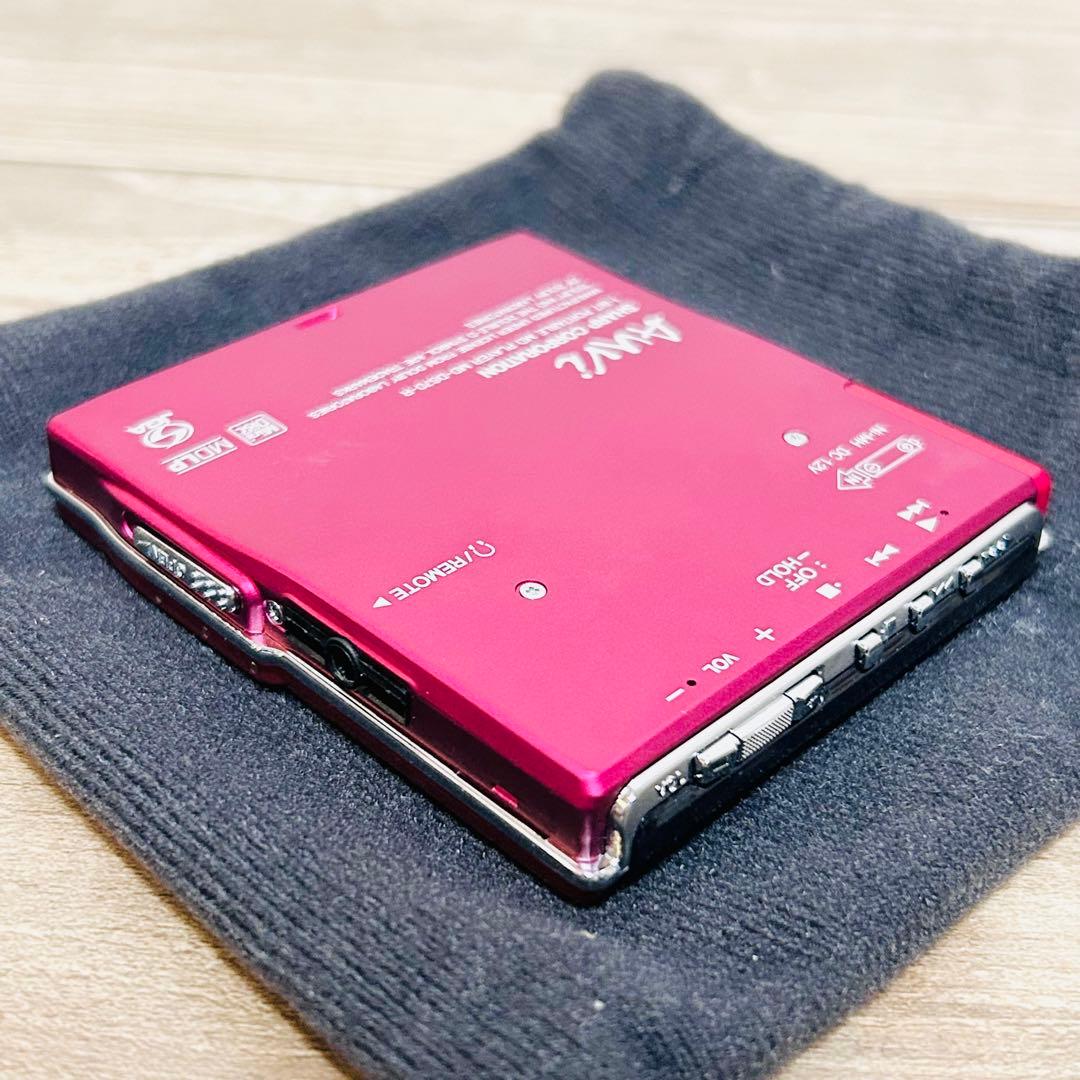 【美品】 SHARP MD-DS70-R 1ビットポータブルMDプレーヤー