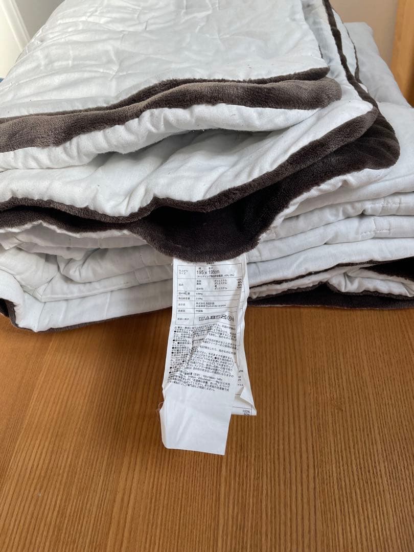 無印良品　楕円こたつ　フラットヒーター　ローテーブル／ナチュラル