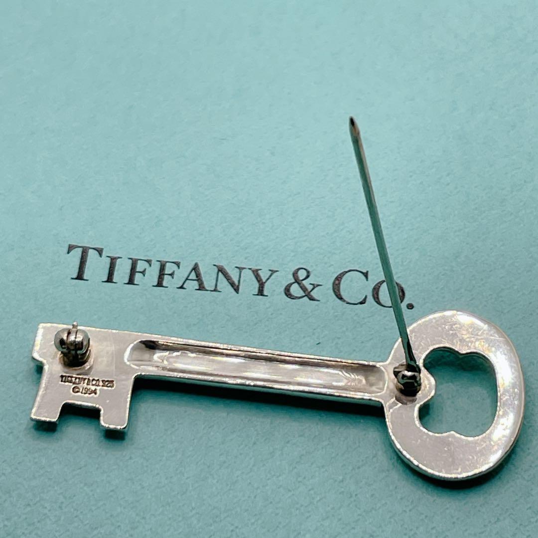 Tiffany & Co ティファニー キーブローチ 刻印1994 シルバー