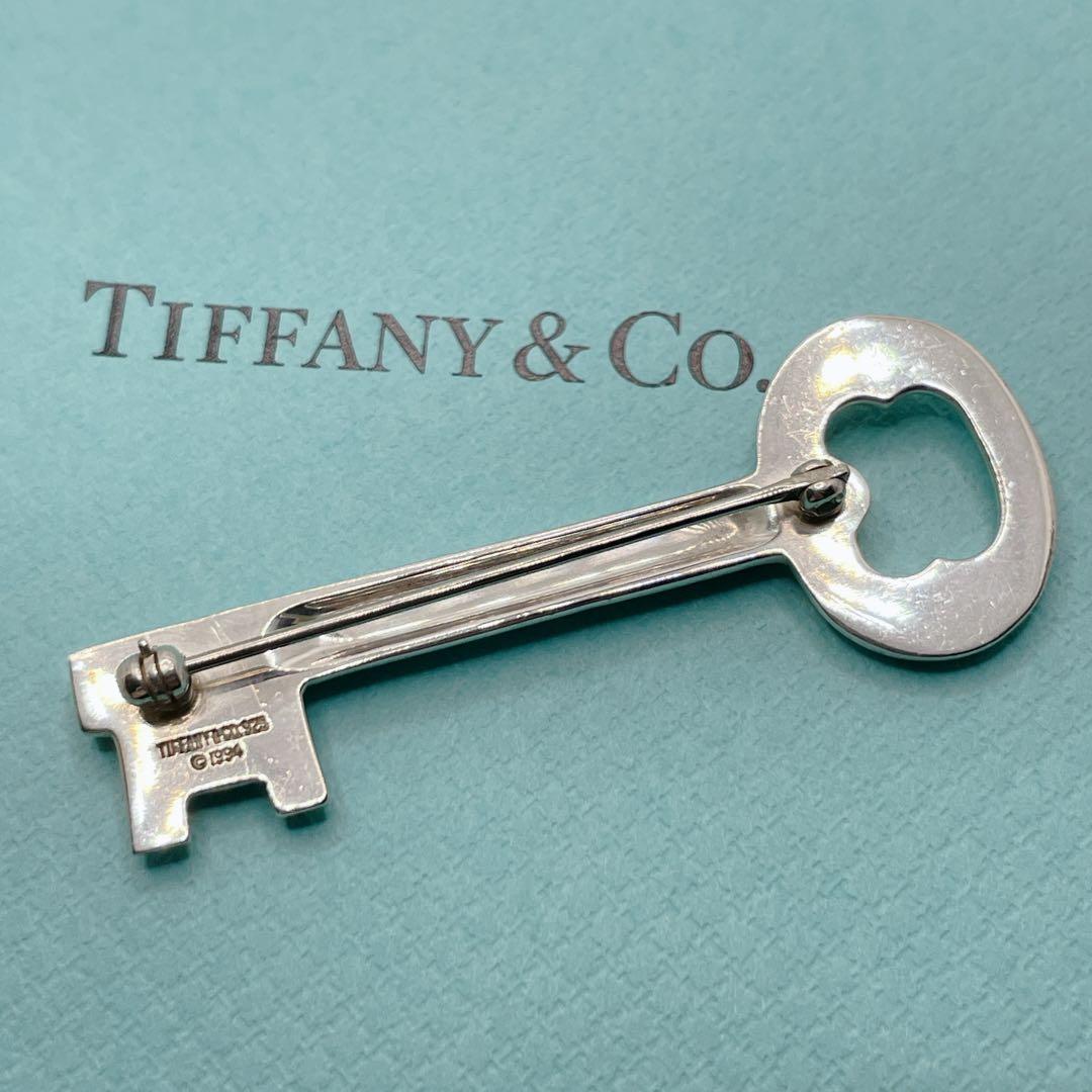 Tiffany & Co ティファニー キーブローチ 刻印1994 シルバー