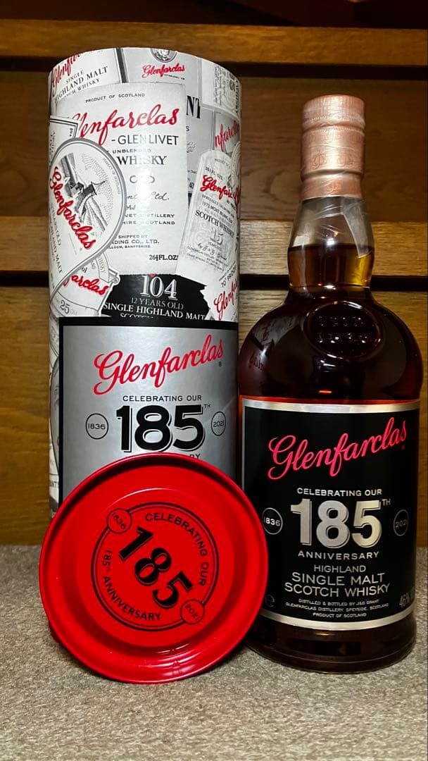 グレンファークラス　185周年記念 シングルモルトウイスキー 700ml