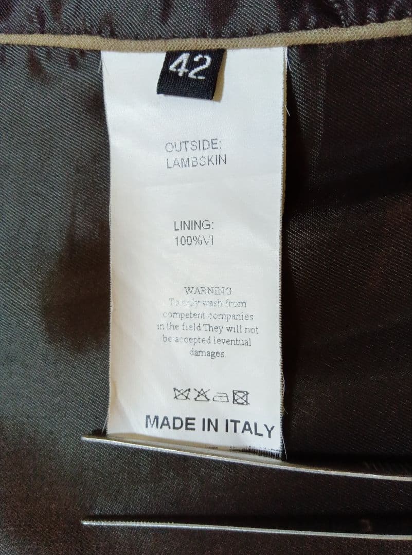 け*く様 美品EMMETIエンメティJURIユーリ濃茶ダークブラウン42