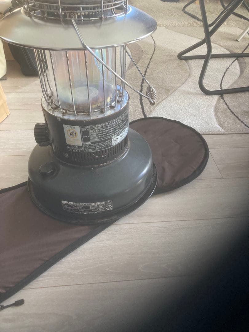 【セット】　スノーピーク　レインボーストーブ（ブラック）と専用ケース