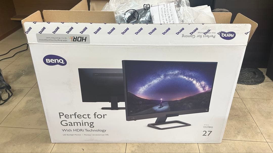 ゲーミングモニターEX2780Q 2019年式　2