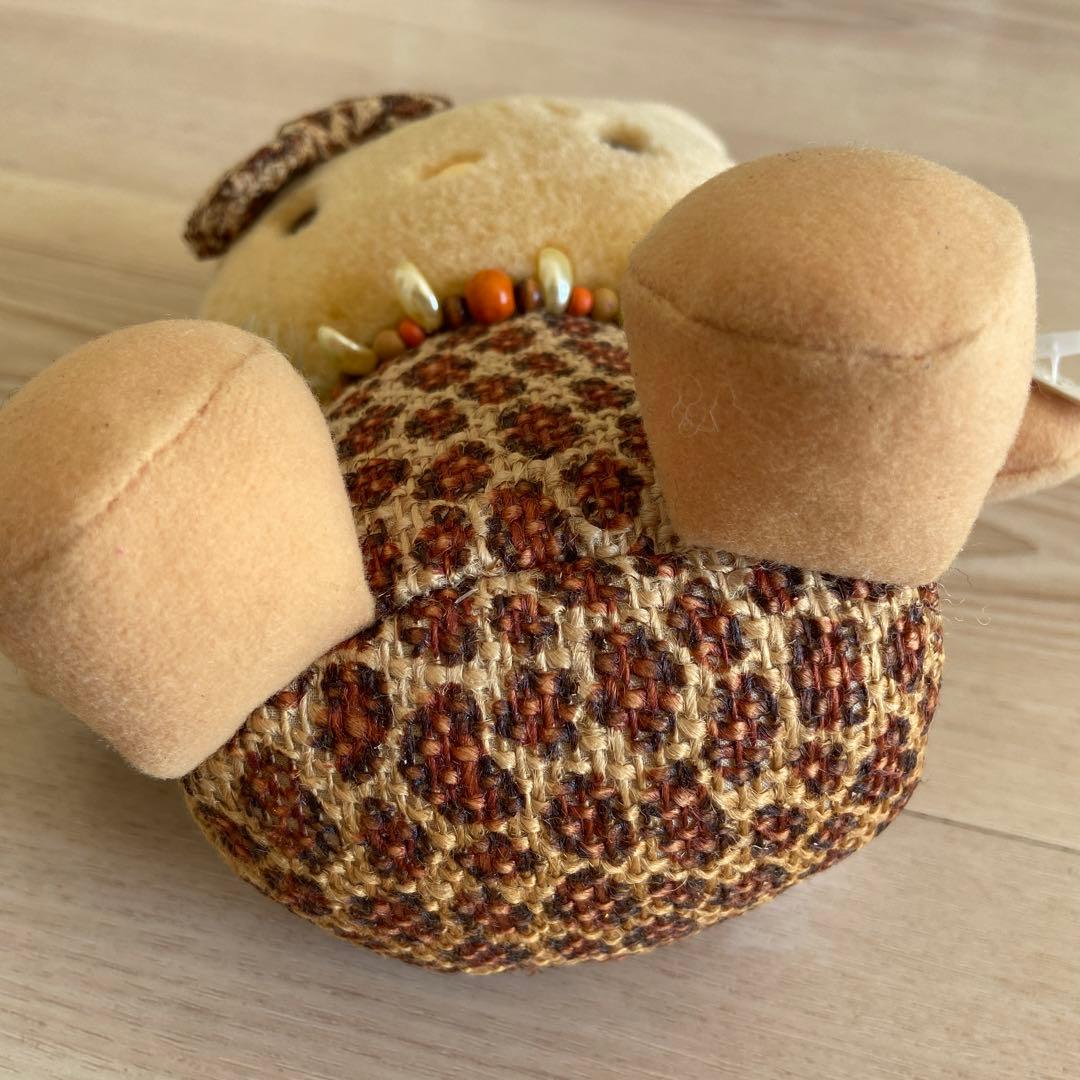 サンリオ　日焼けキティ ひょう柄　ぬいぐるみ　非売品　平成レトロ　ハローキティ