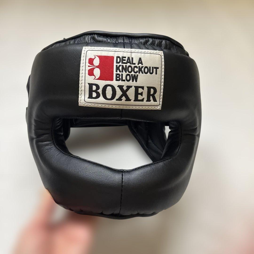 イサミ ISAMI BOXER ヘッドギア 黒色 フリーサイズ