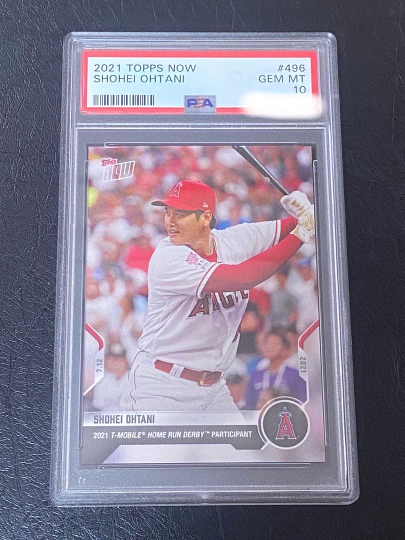 PSA10 大谷翔平 カード MLB topps #496 ホームランダービー