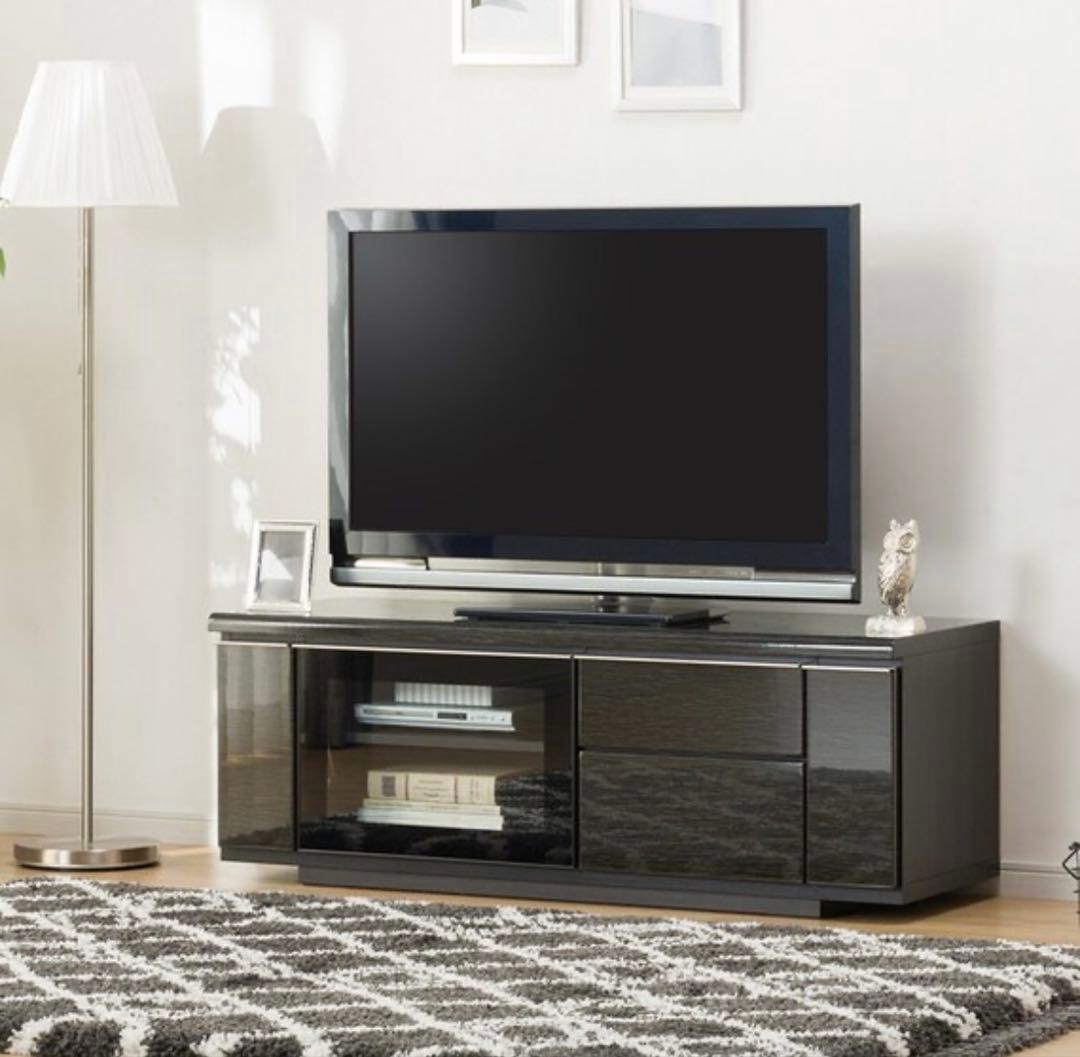 ニトリ テレビ台　ローボード ポスティア 125 ブラック