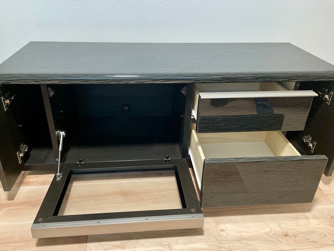 ニトリ テレビ台　ローボード ポスティア 125 ブラック